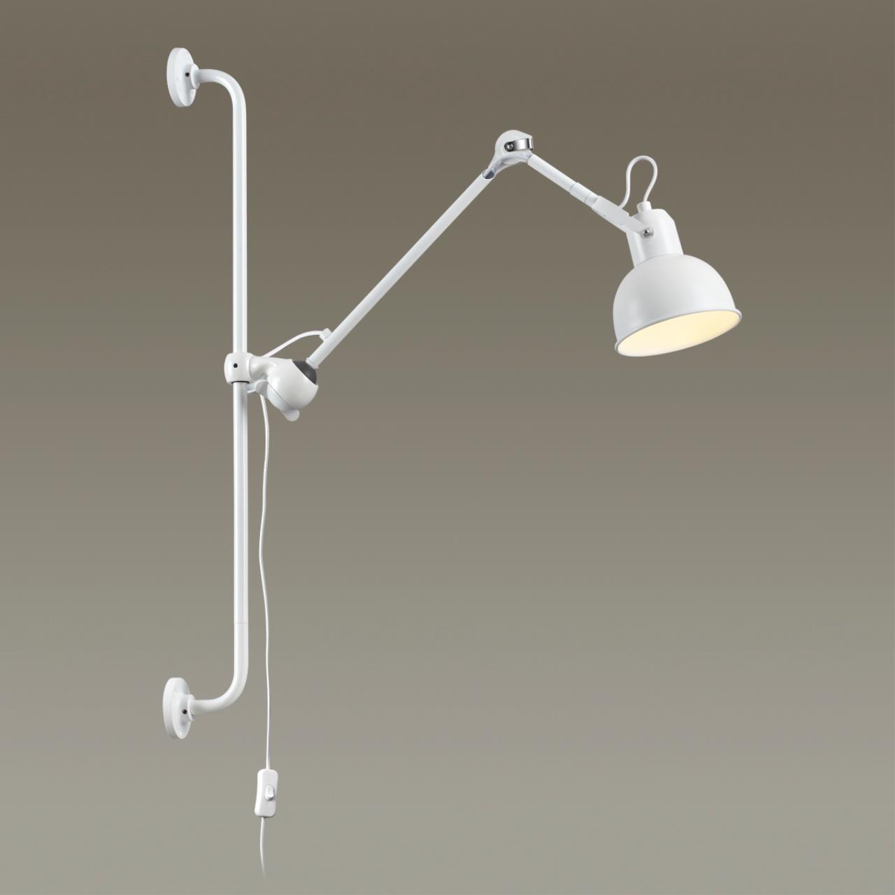 4126/1WA MODERN ODL19 681 белый Бра на кронштейне Е14 1*40W ARTA — изображение 4