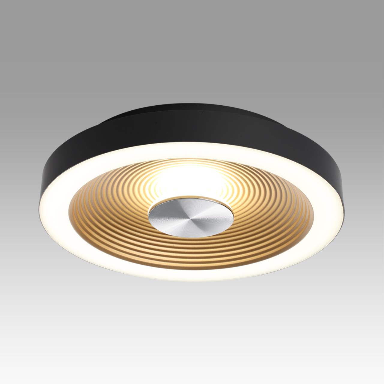 7753/18L MITRA LED SN 093 Светильник пластик/белый/черный/золотой LED 18Вт 4000K D320 IP54 QUANTUM — изображение 5