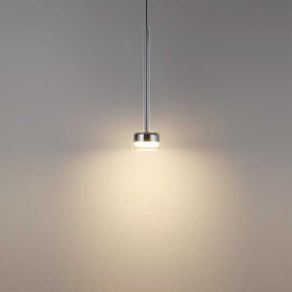 7151/10L HIGHTECH ODL26 Подвесной светильник хром/ прозрачное стекло/металл IP20 LED 10W 800Лм 3000K 180° 220V LASLO — изображение 6
