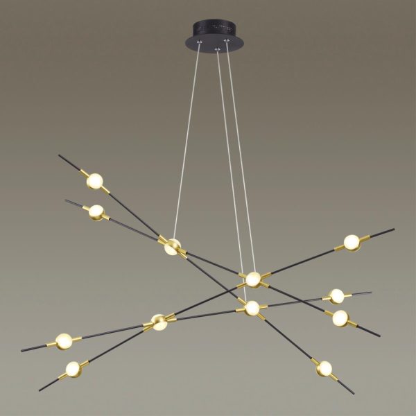 3906/48L L-VISION ODL20 323 золотистый/металл Подвесной светильник LED 4000K 48W 220V COSTELLA — изображение 4