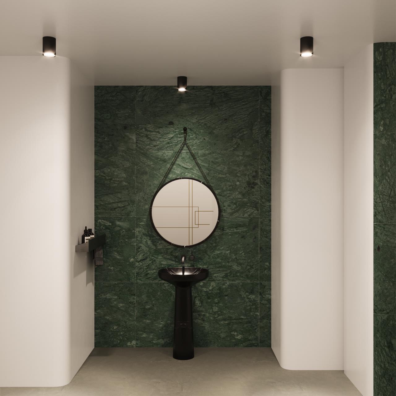 359422 OVER NT24 376 черный Светильник накладной влагозащищённый IP54 LED 15W 170-265V 3000К 1350Лм RECTE — изображение 7