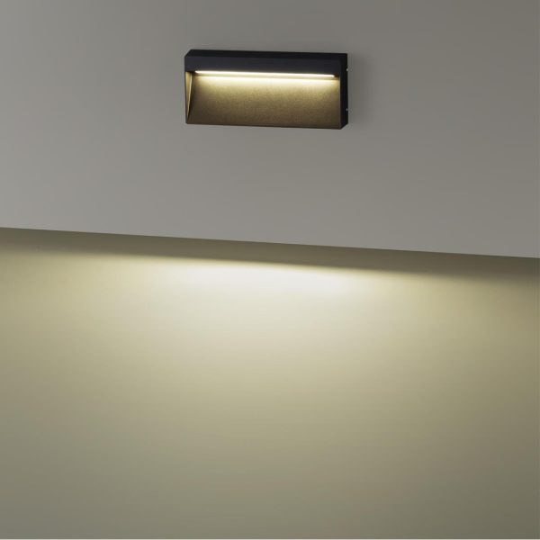 6649/5WL3 NATURE ODL25 727 черный/металл/акрил Подсветка для лестниц IP54 LED 5W 3000K 180° AC85-265V VITTY — изображение 5