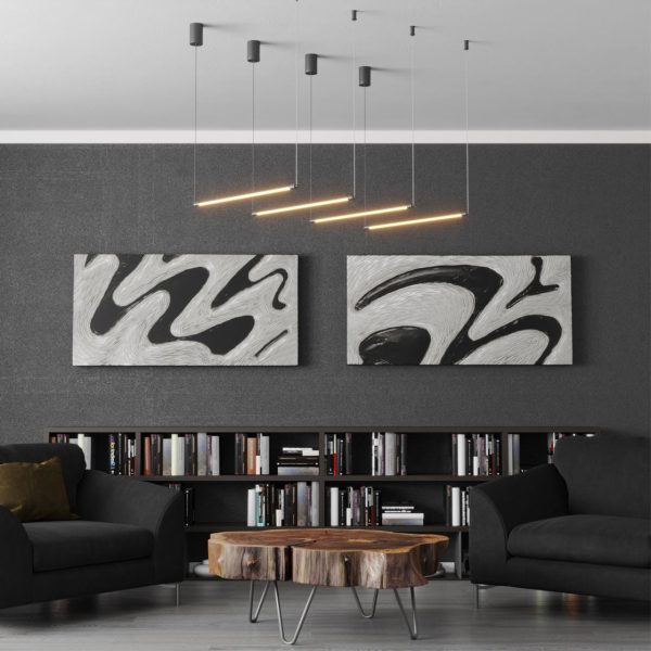 359345 KONST NT24 048 черный Светильник линейный светодиодный IP20 LED 12W 170-265V 3000K 944Лм VITZ — изображение 7
