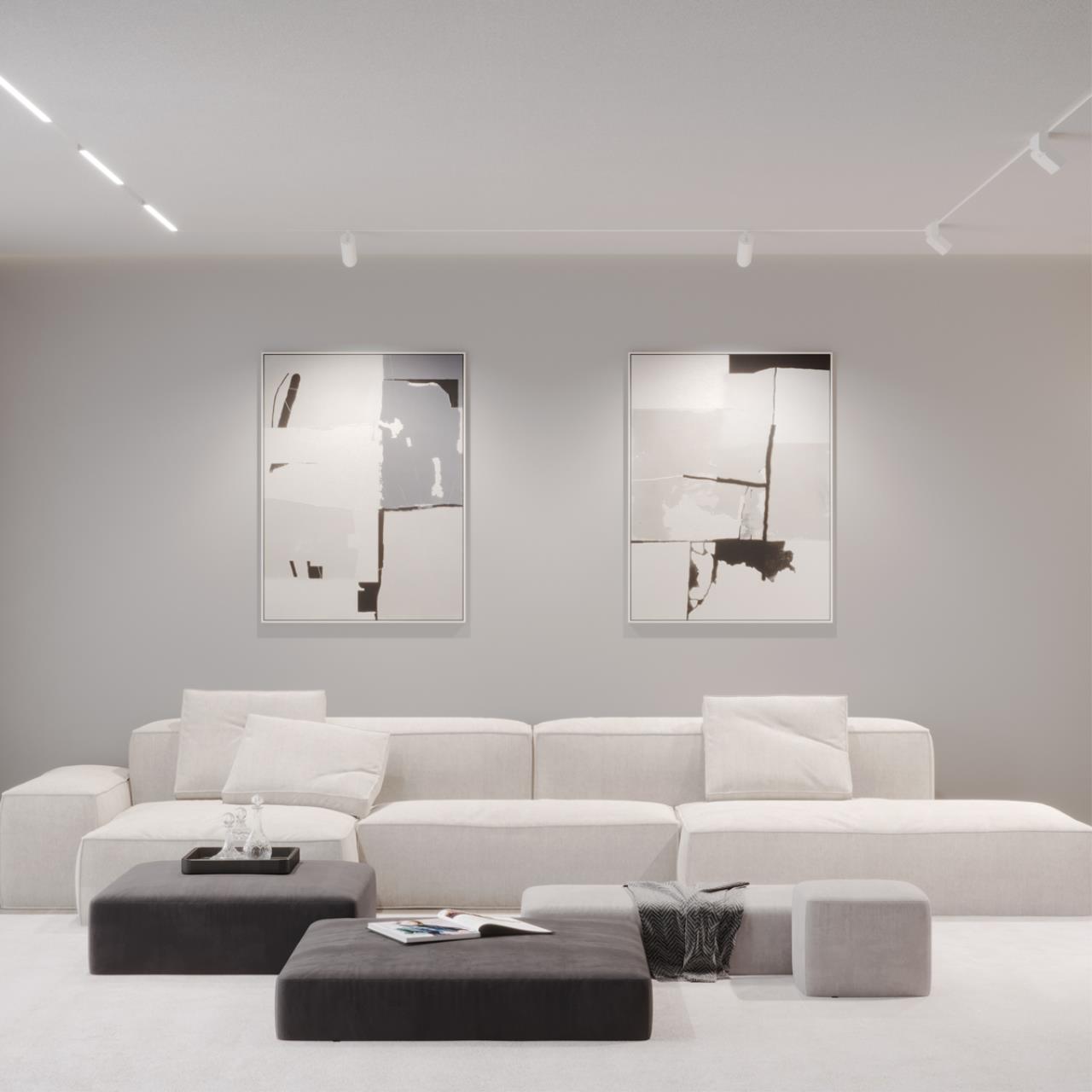 359495 SHINO NT24 136 белый Трековый низковольт. св-к диммир. со сменой цв.температуры, пульт ДУ/Tuya Smart Life IP20 LED 12W 48V 3000-6500K FLUM — изображение 6