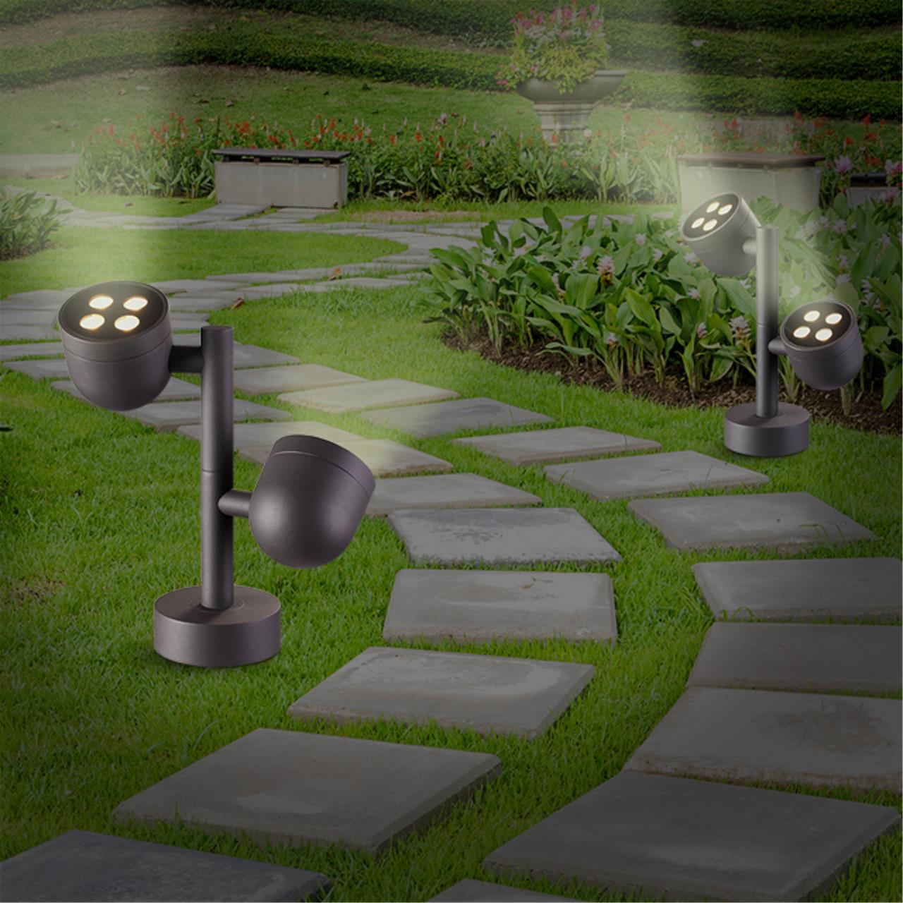 358117 STREET NT19 367 темно-серый Ландшафтный светильник IP65 LED 3000К 20W 100-240V GALEATI — изображение 4