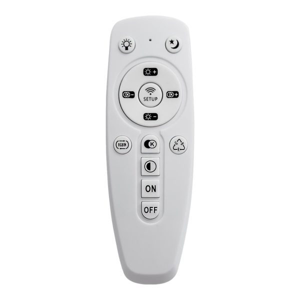 3008/DL TAN SN 220 Светильник пластик/никель LED 48Вт 3000-6500K D390 IP43 пульт ДУ/ LampSmart PARTIAL — изображение 4