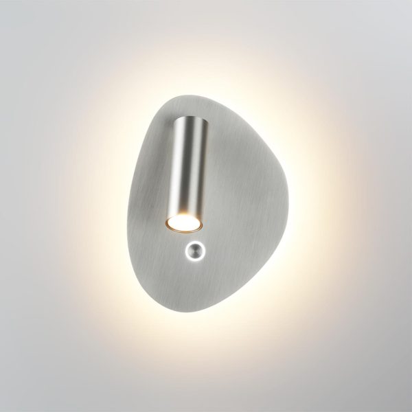 7184/9WL HIGHTECH ODL26 Настенный светильник  брашированный никель/металл  IP20 LED 9W 580Лм 2700K/3300K/4000K 120° 220-240V ROY — изображение 4