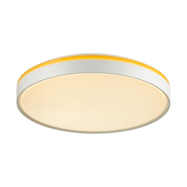 7709/DL COLOR SN 154 Светильник пластик/белый/желтый LED 48Вт 4000К D420 IP43 KEZO YELLOW — изображение 7