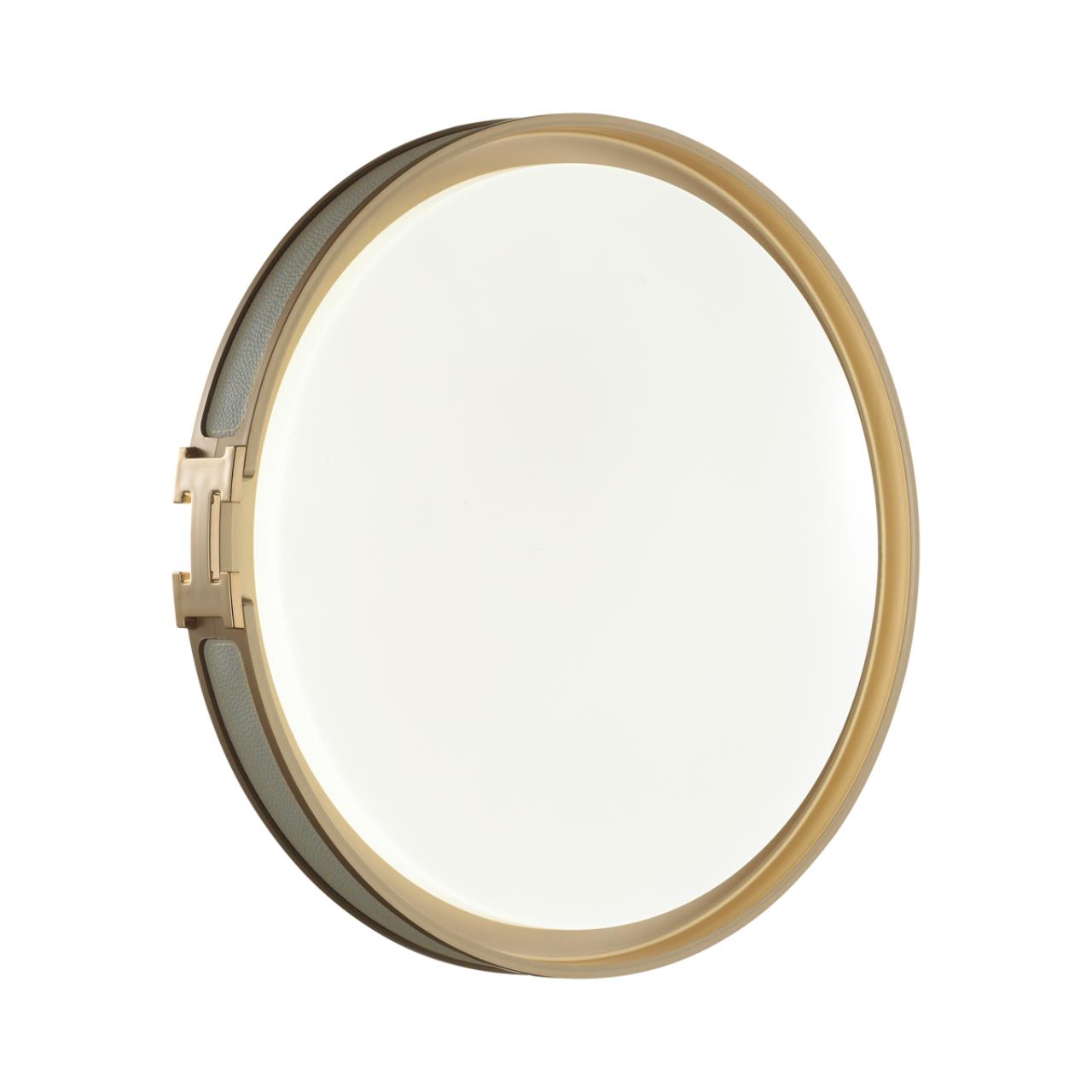 7654/DL COLOR SN 132 Светильник пластик/белый/серый/золотой LED 48Вт 4000К D405 IP43 FAVEMO GREY — изображение 3