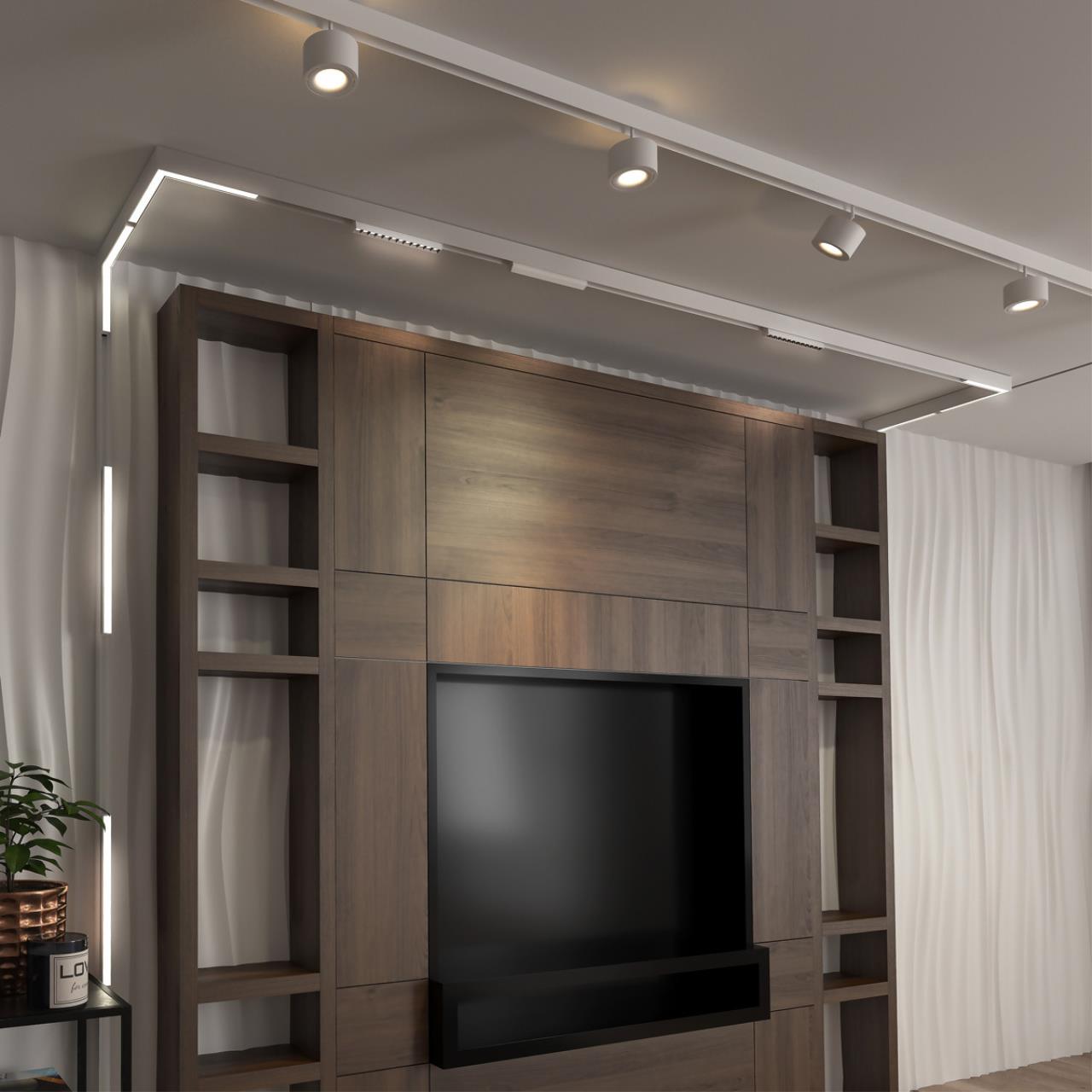 358605 SHINO NT21 155 белый Трековый светильник для низковольного шинопровода IP20 LED 4000K 24W 48V FLUM — изображение 5