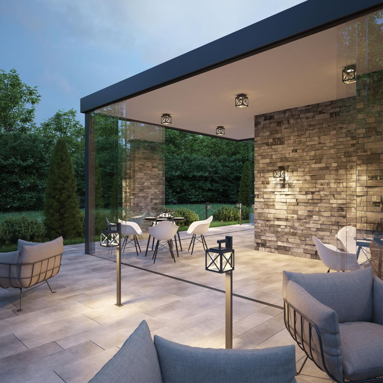 358449 STREET NT20 364 темно-серый Ландшафтн.потолочн.светильник IP54 LED 4000K 10W 100-240V DANTELA — изображение 4