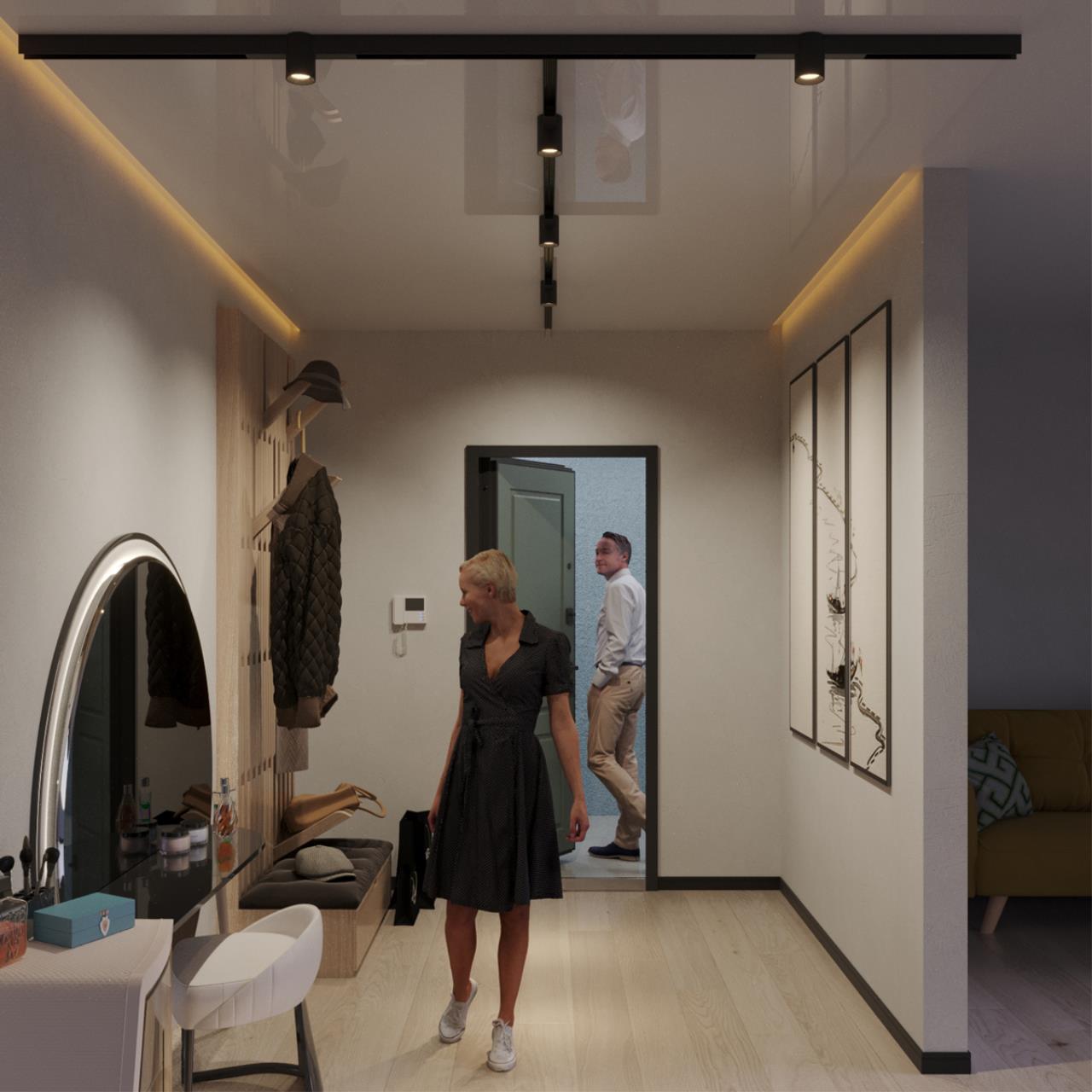 359955 PORT черный Трековый светодиодный светильник диммир. со сменой цв.температуры, пульт ДУ/Tuya Smart Life LED 10W 90-240V VECTOR — изображение 7