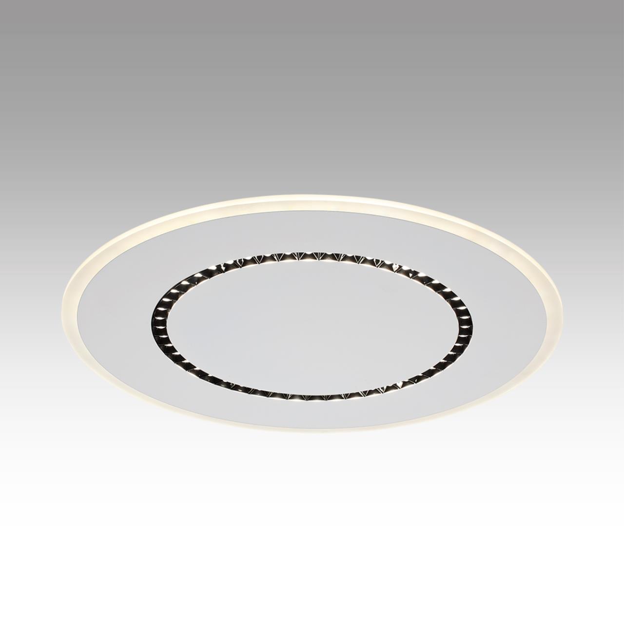 7663/44L MITRA LED SN 000 Светильник пластик/белый LED (44Вт+32Вт) 3000-6350K D600 IP20 пульт ДУ COSMO — изображение 6