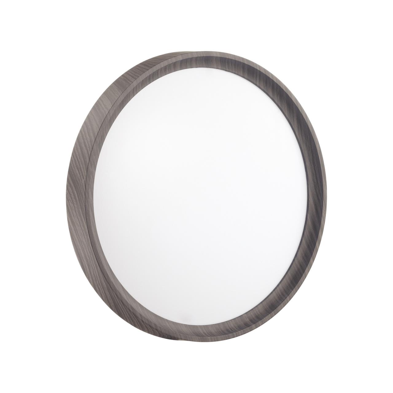 7627/DL PALE SN 175 Светильник пластик/венге под дерево LED 48Вт 3000-6300K D400 IP43 пульт ДУ WOODI — изображение 3