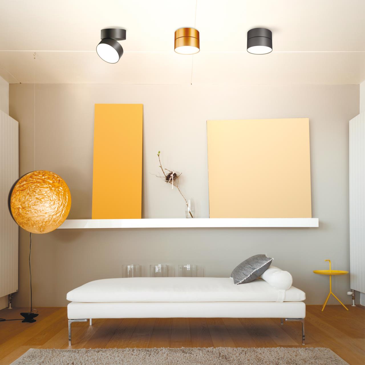 358751 OVER NT21 355 матовое золото Светильник накладной светодиодный IP20 LED 24W 4000K 2100Лм 100-265V PROMETA — изображение 5