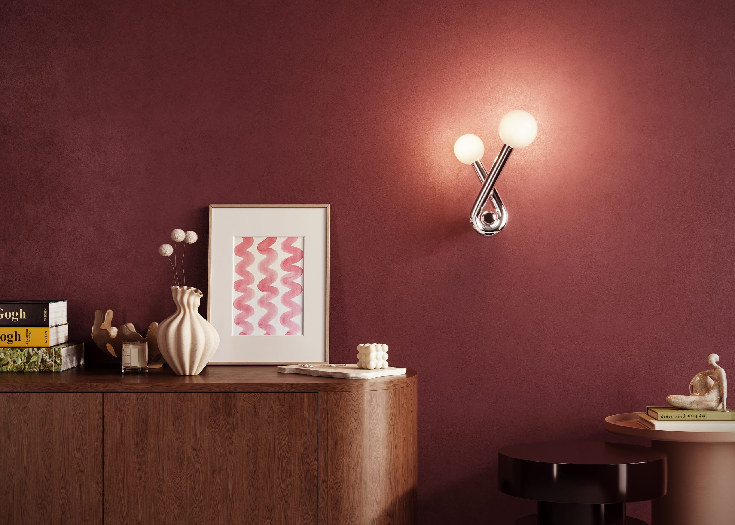 Настенный светильник (бра) Maytoni MOD476WL-02PT — изображение 2