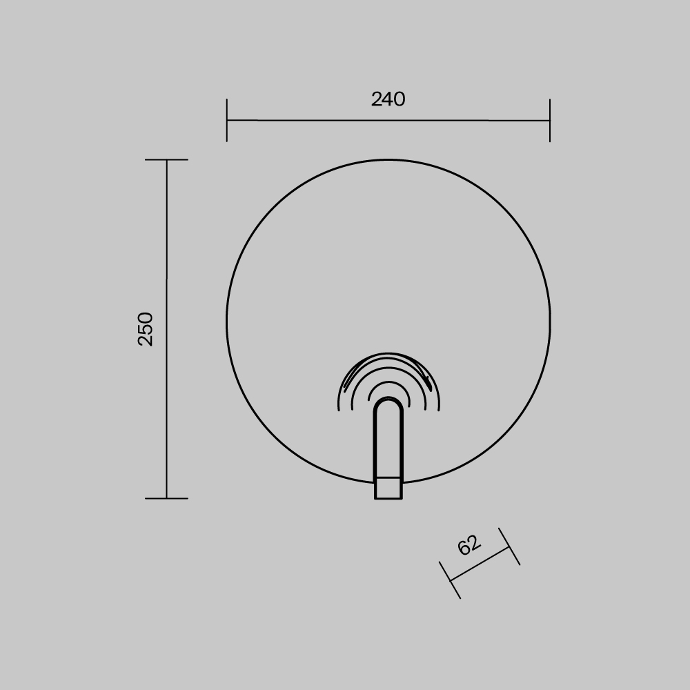 Настенный светильник (бра) Maytoni MOD481WL-L8BS3K — изображение 8