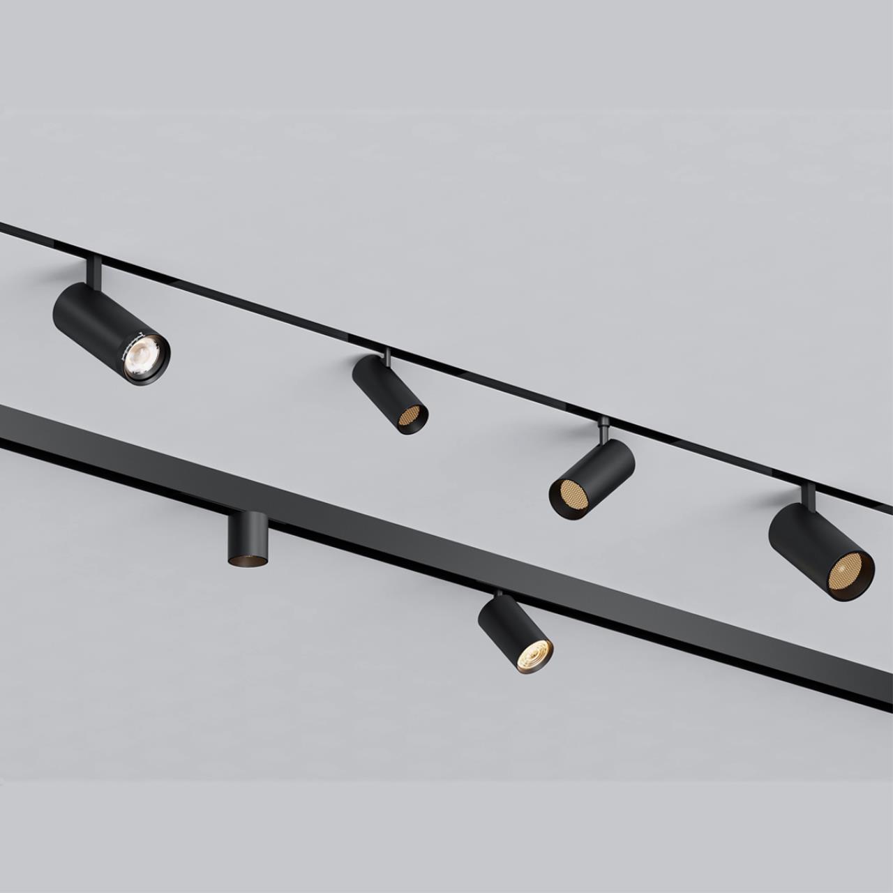 359956 PORT NT25 220 черный Трековый светильник с переключ. цв. темпер. IP20 LED 3000К4000К6000К 12W 90-240V VECTOR — изображение 5