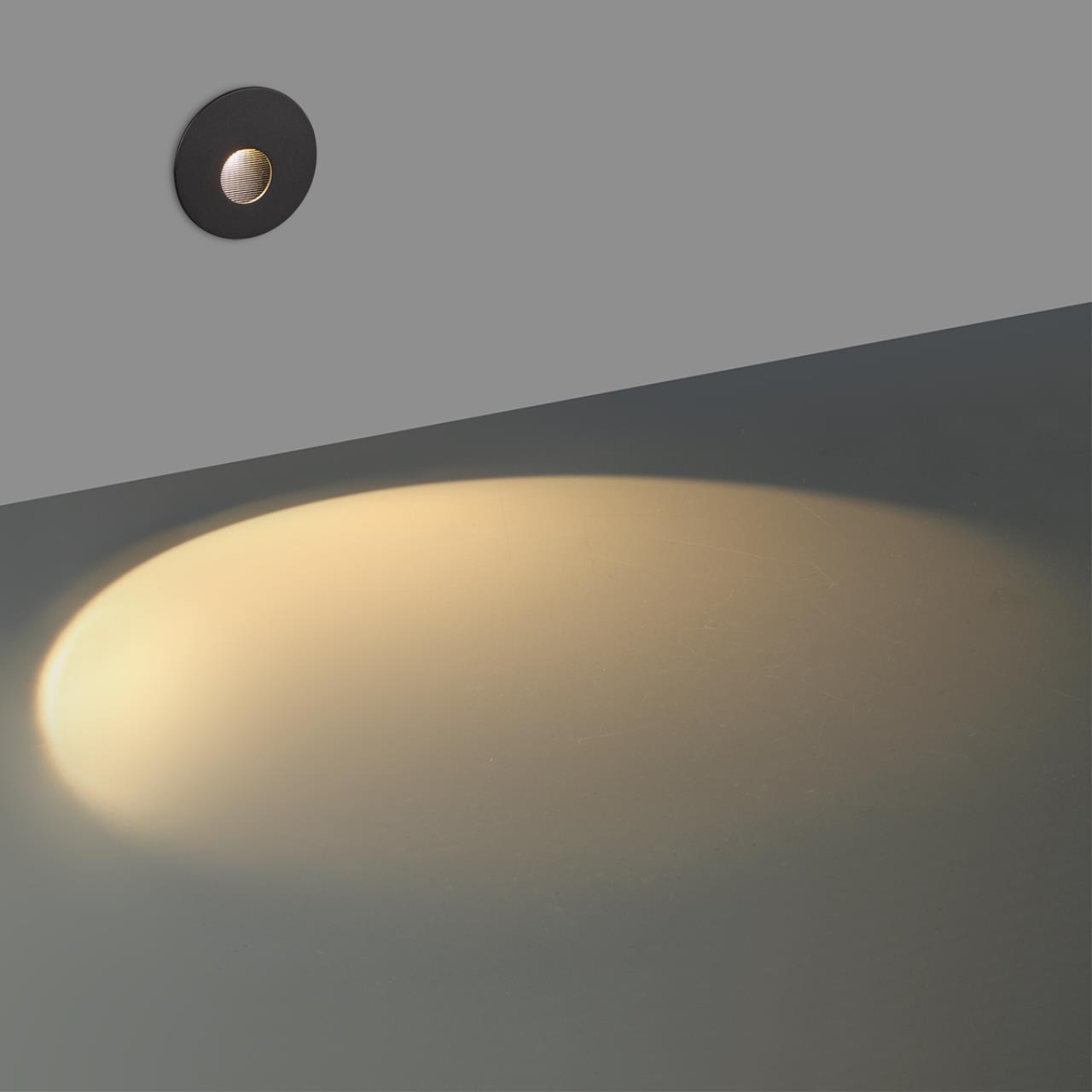 7165/3WL HIGHTECH ODL26 Подсветка лестницы черный/металл IP20 LED 3W 2700K 220-240V ESCALA — изображение 4