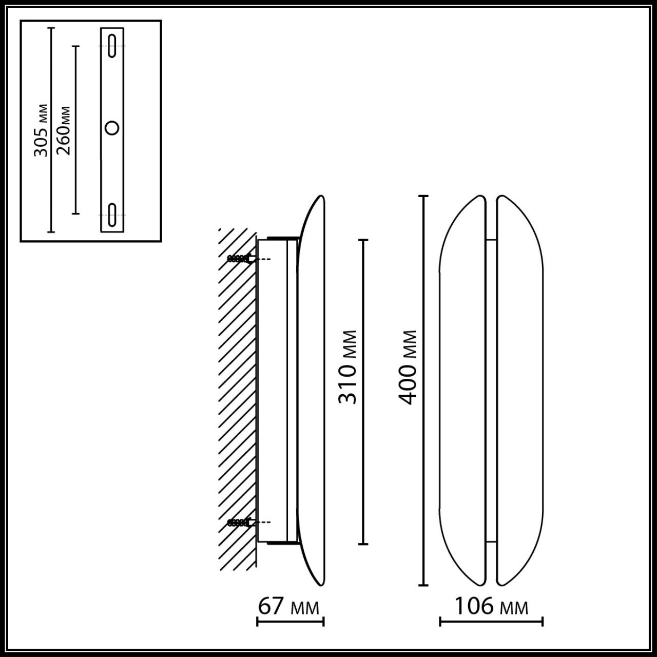 7173/10WL HIGHTECH ODL26 Настенный светильник металл/бронза/акрил IP20 LED 10W 3000K 220-240V BRANDO — изображение 5