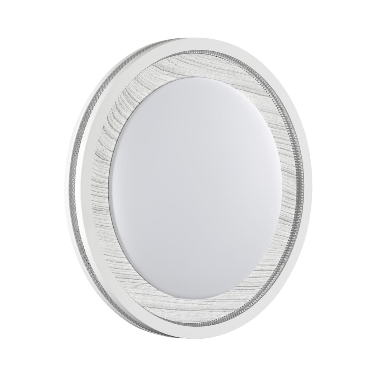 7681/ELN COLOR SN 164 Светильник пластик/сер под дер LED 76Вт 3000/4000/6000K D480 IP43 CCT MAVI WOOD