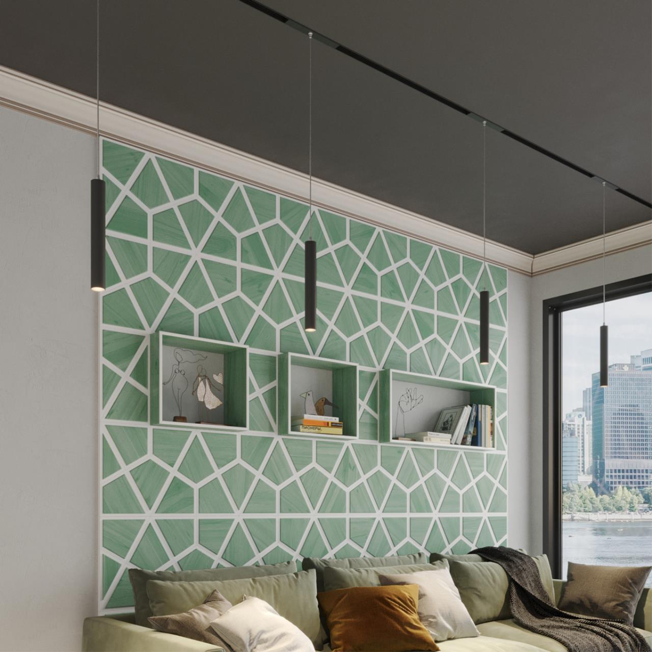 359964 PORT черный Трековый светодиодный светильник диммир. со сменой цв.температуры, пульт ДУ/Tuya Smart Life LED 10W 90-240V VECTOR — изображение 6