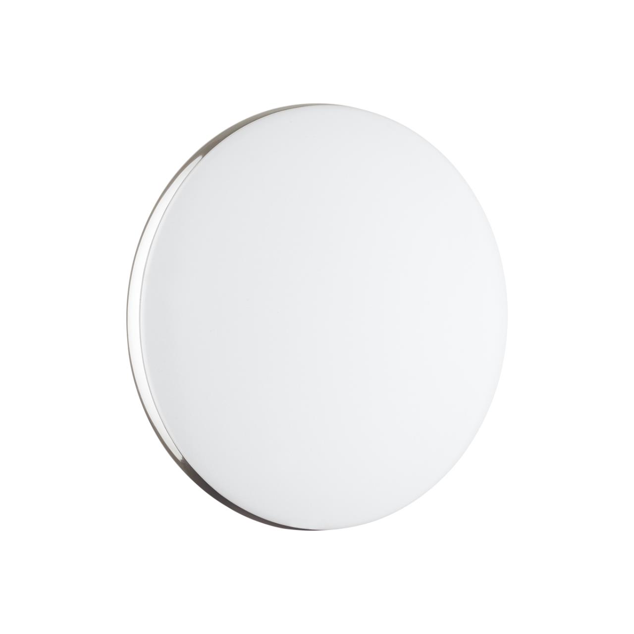 7600/CL TAN SN Светильник пластик/белый/хром LED 30Вт без ДУ 4000К D340 IP43 RINGO