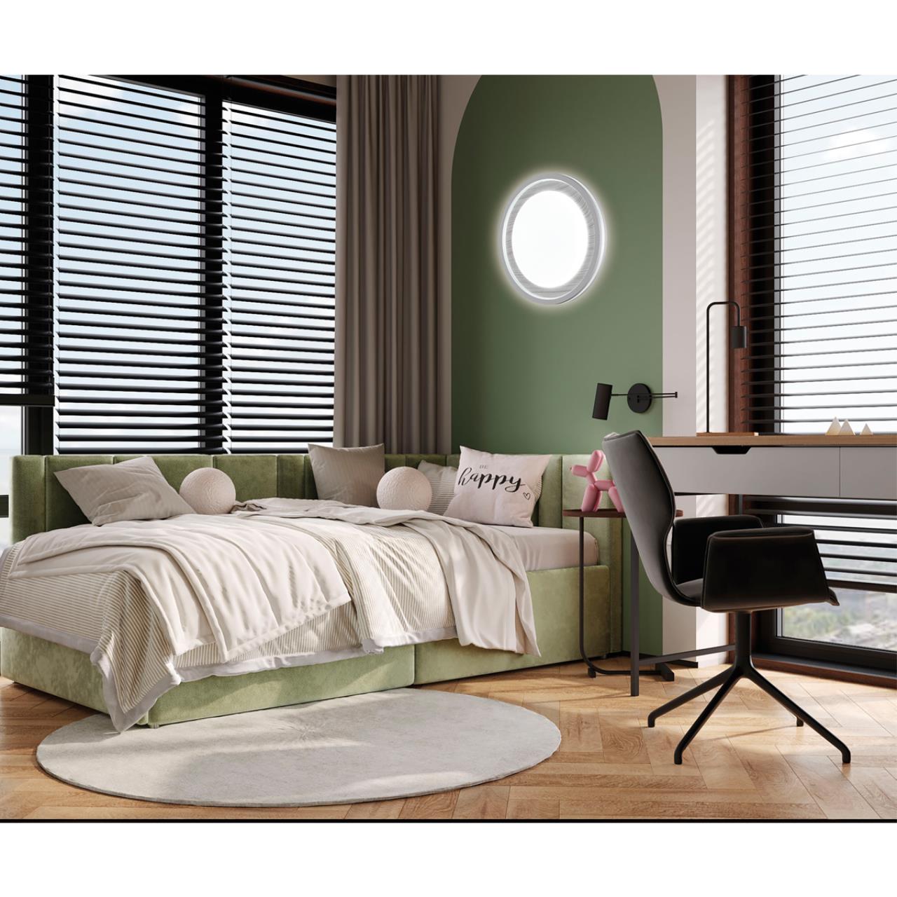 7681/ELN COLOR SN 164 Светильник пластик/сер под дер LED 76Вт 3000/4000/6000K D480 IP43 CCT MAVI WOOD — изображение 6