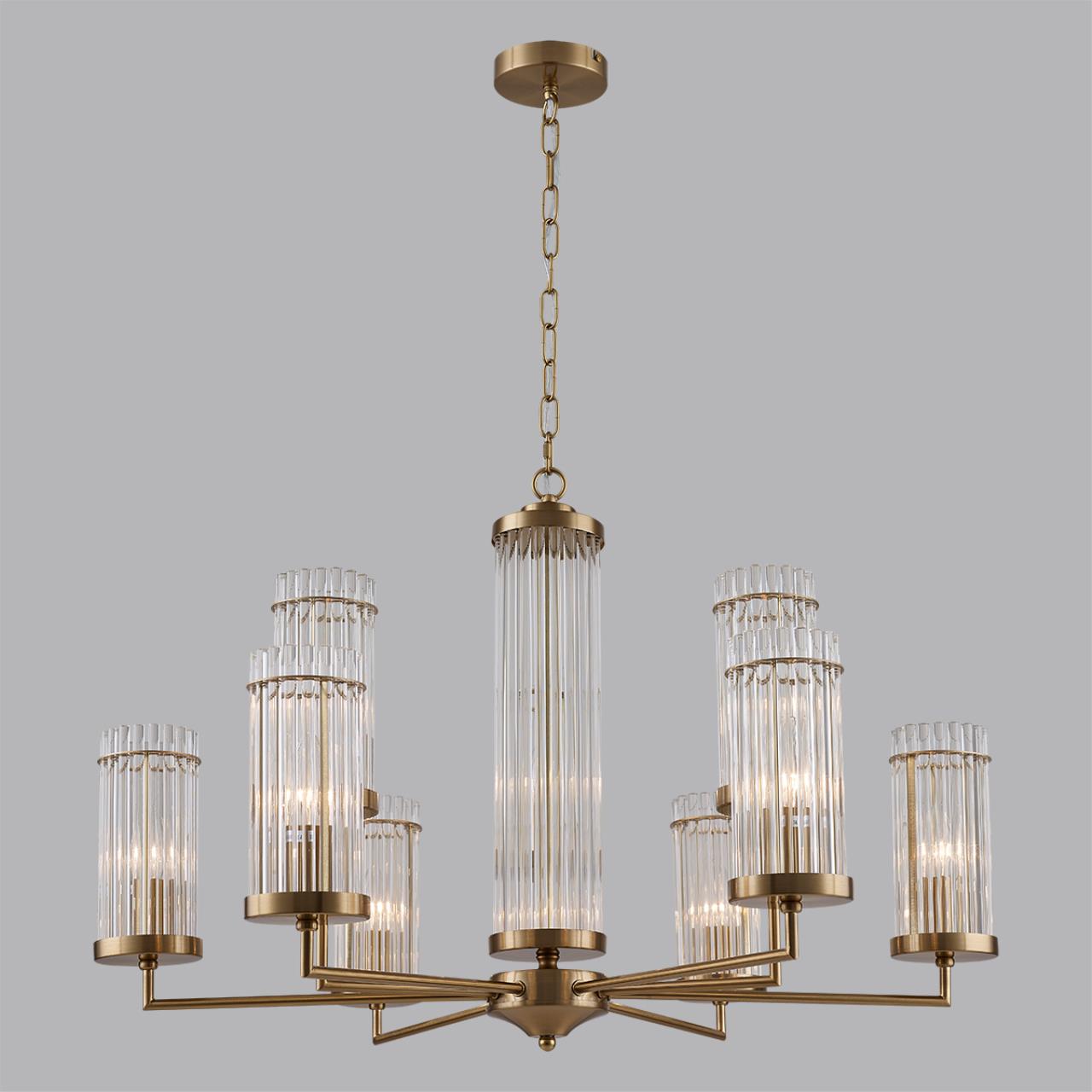 6527/9 CLASSI LN23 32 латунь Люстра E14 9*40W 220V ELLOW — изображение 4