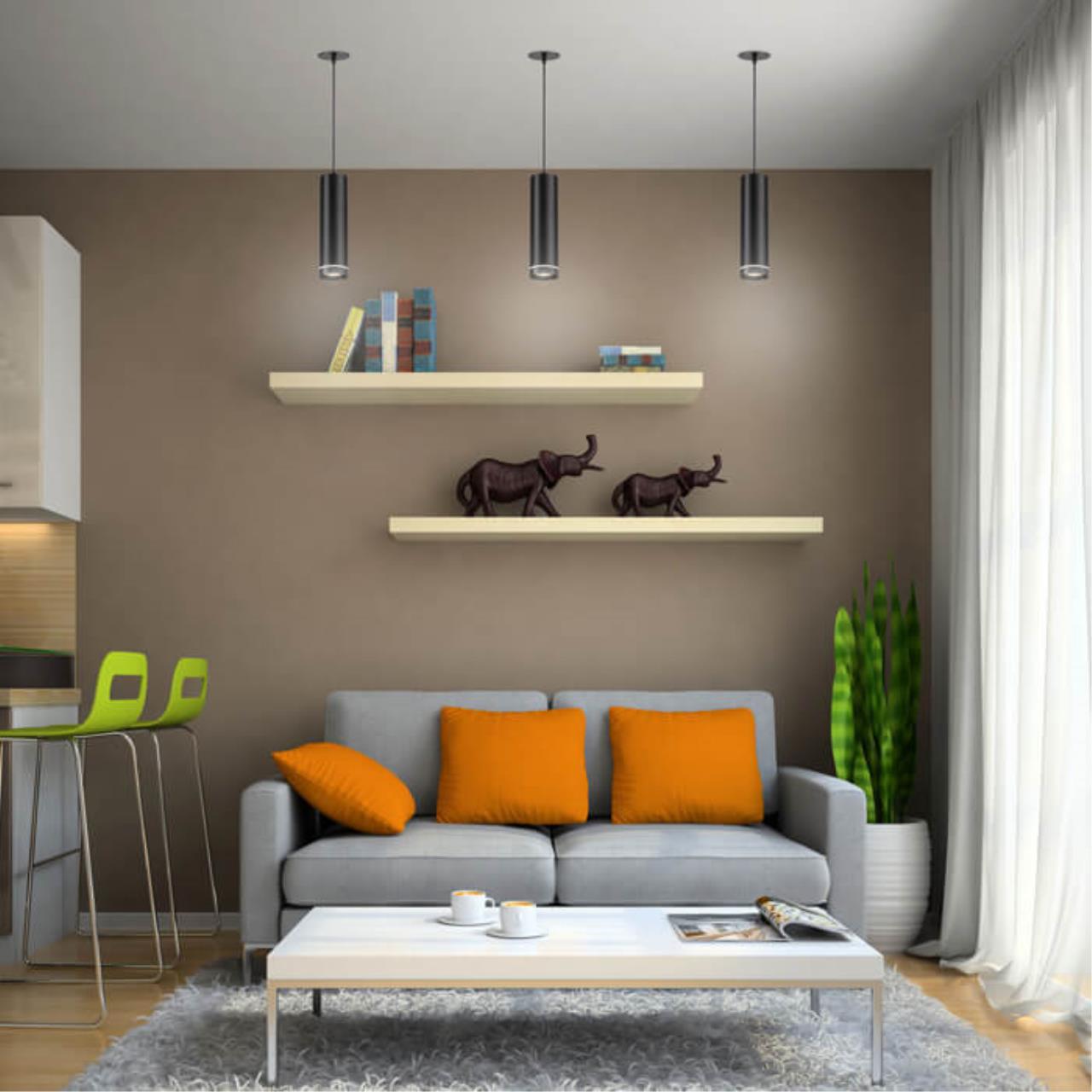 357691 SPOT NT18 451 черный Встраиваемый светильник IP20 LED 3000K 12W 160-265V ARUM — изображение 3