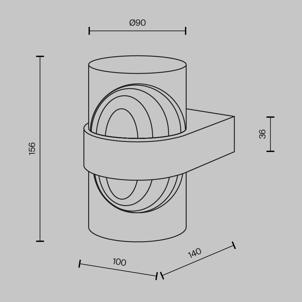 Настенный светильник (бра) Maytoni MOD480WL-L10BS3K — изображение 5