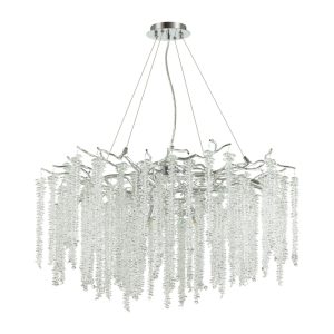 5004/14 HALL ODL23 637 серебристый/прозрачный металл/хрусталь Люстра G9 14*40W BANCHE