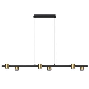 6532/40L LEDIO LN23 218 чёрный, латунь Светильник подвесной LED 40W 3000-6000K 1357Лм 220V FLINT