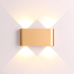 3893/4WL HIGHTECH ODL20 363 золотистый/металл Настенный светильник LED 3000K 4W 220V MAGNUM