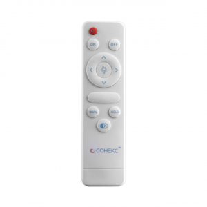 7671/DL COLOR SN 000 Светильник пластик/белый/хром LED 48Вт 3000-6000К D435 IP43 пульт ДУ VAXIN