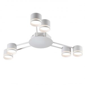 8235/6C COMFI LN26 242 белый, металл Люстра потолочная LED GX53 6*12W 220V GARETA