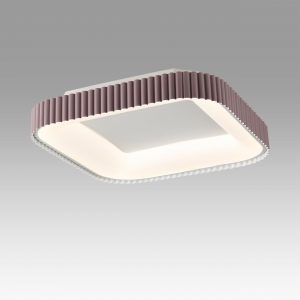 7770/56L AVRA LED SN 578 Светильник металл/белый/мокко LED (56Вт+14Вт) 3000-6000K 500х500 IP43 пульт ДУ+подсветка SHARMEL