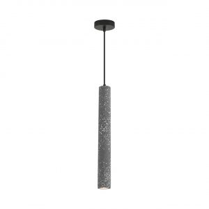 8354/1B SUSPENTIONI LN26 332 черный, металл/цемент Подвес GU10 LED 5W 220V SHAMAREL