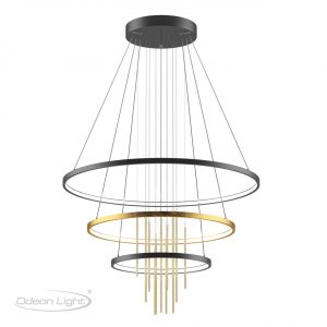 3901/99L L-VISION ODL20 521 золотистый/стекло/металл Подвесной светильник LED 4000K 113W 220V MONICA