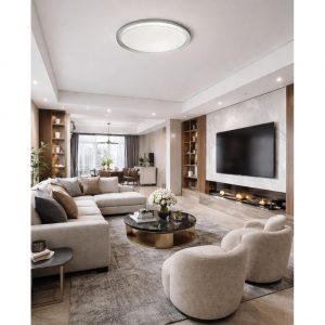 7643/ELN COLOR SN 146 Светильник пластик/белый/прозрачный LED 76Вт 3000/4000/6000К D505 IP43 CCT DEPAX