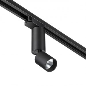 359319 PORT NT24 280 черный Светильник трековый однофазный трехжильный IP20 LED 5W 85-265V 3000K 600Лм TUBO