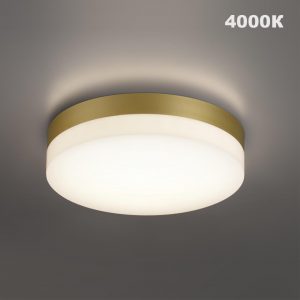 359734 STREET NT25 780 золото матовое Светильник ландшафтный с переключ. цв. температуры и мощности LED IP65 30/35/40W 180-265V 2700К3200К4000К OPAL