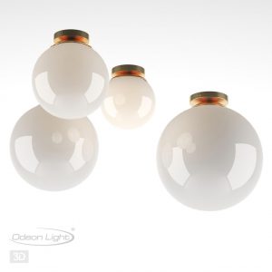 4247/1C HIGHTECH ODL21 505 золотист/металл/белый/акрил Потолочный светильник IP44 E27 LED max 5W BOSCO