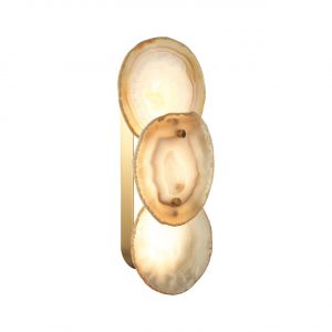 7065/10WL L-VISION ODL25 219 Настенный светильник бронзовый/металл/акрил/агат IP20 LED 10W 3000K 220V AGATE