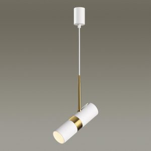 4355/1 HIGHTECH ODL23 329 белый/золотистый/металл Подвесной св-к IP20 LED GU10 10W BULLET