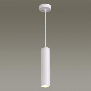 3873/1L HIGHTECH ODL19 000 белый Подвесной светильник GU10 1*50W 220V KIKO