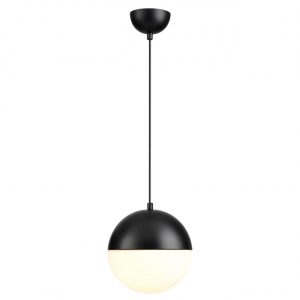 4958/1A PENDANT ODL22 393 черный/металл/белый/стекло Подвес E27 1*40W PINGA