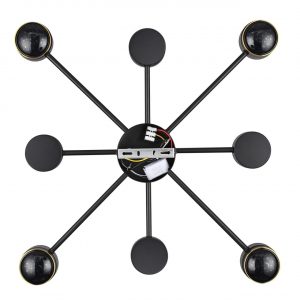 8234/8C COMFI LN25 000 черный, металл/акрил Люстра потолочная GX53 LED 8*10W + LED-проектор 4*5W 2700К 220V VIRSAVA