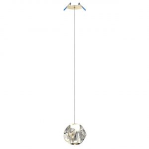 5085/5L L-VISION ODL25 563 золото/прозрачный/металл/акрил Подвес LED 5W 4000K 240Лм JEMSTONE