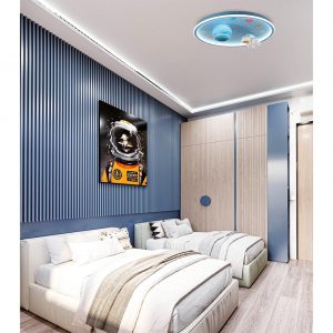 6507/80CL LEDIO LN26 355 белый, синий Потолочный светильник с ПДУ LED 83W 3000-6000K 220V ATLAS